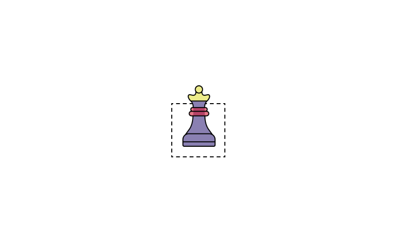 king chess piece