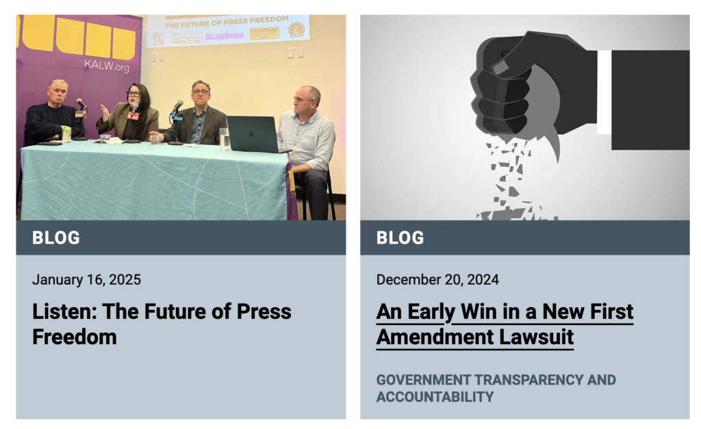 First Amendment Coalition - Wire Media