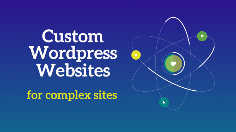 Custom Wordpress Websites for complex sites